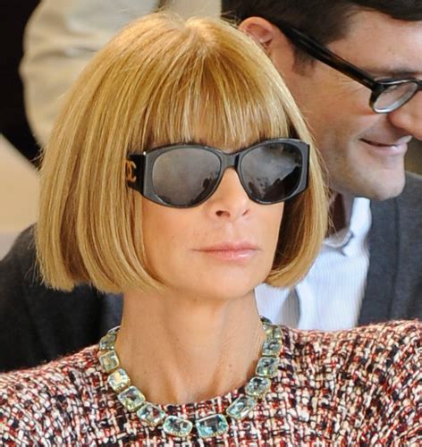 anna wintour chanel glasses|Anna Wintour wears Chanel couture and her signature .